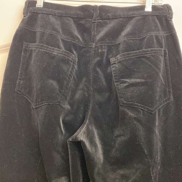 Karen Kane Velvet Pants Womens Jean style festive, party dressy vintage Size 12 - Picture 9 of 9